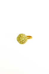 White Stone Diamond Model Silver Ring